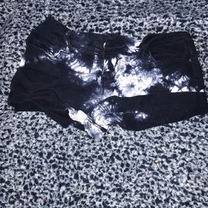 ⚠️4/20⚠️ denim tye dye shorts